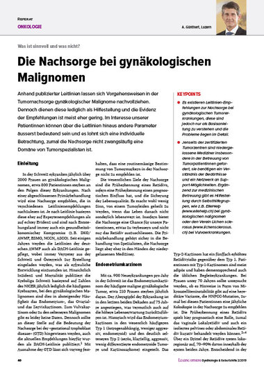 Gynäkologie & Geburtshilfe 2/2019